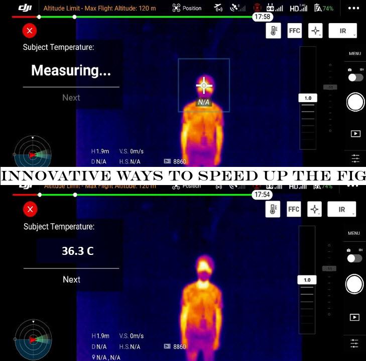 Innovative ways to speed up the fight against coronavirus using drones