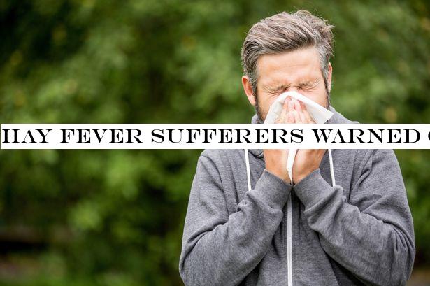 Hay fever sufferers warned over 'highest pollen counts in 70 years' this week