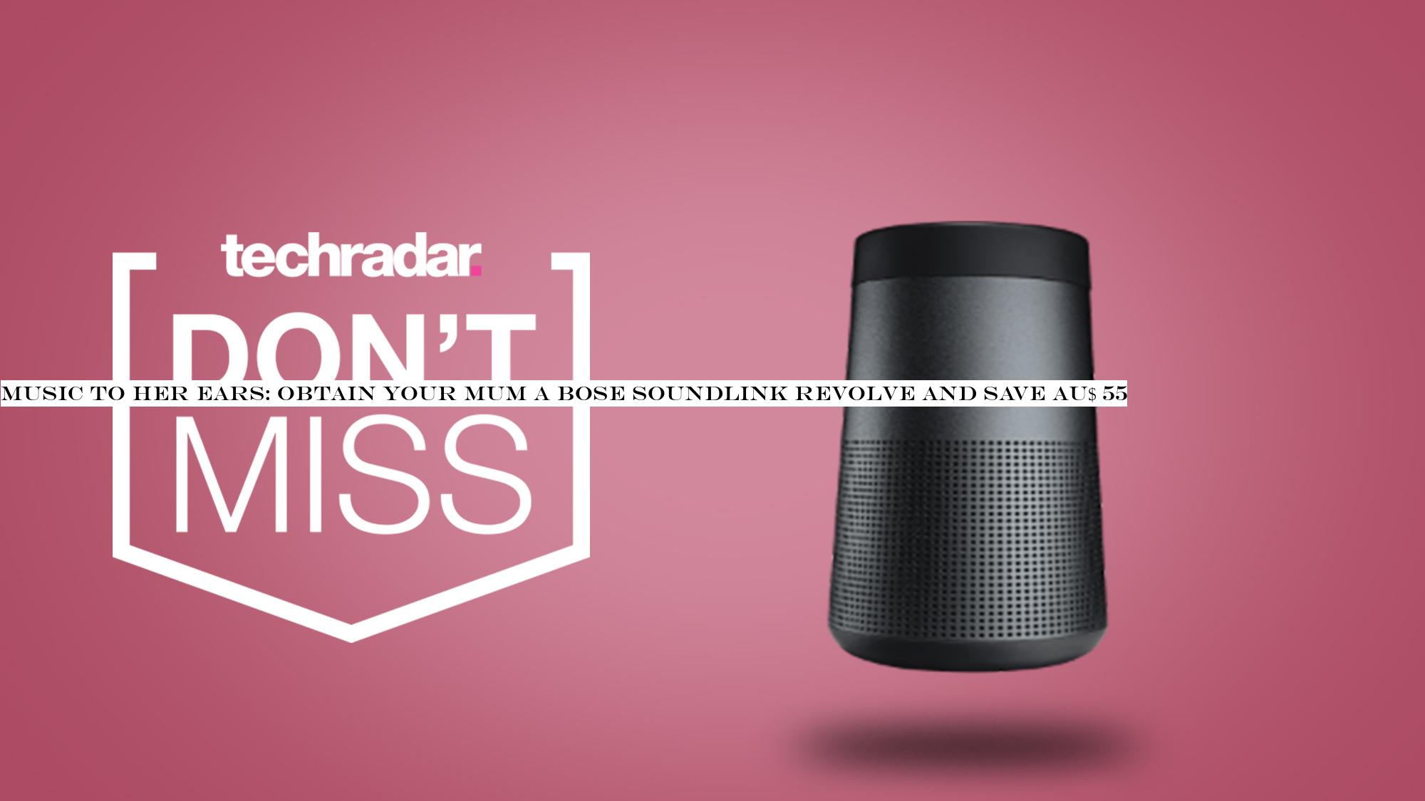 Music to her ears: Get your mum a Bose SoundLink Revolve and save AU$55