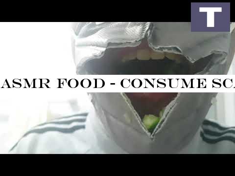 ASMR food - Eat horror cucumbers