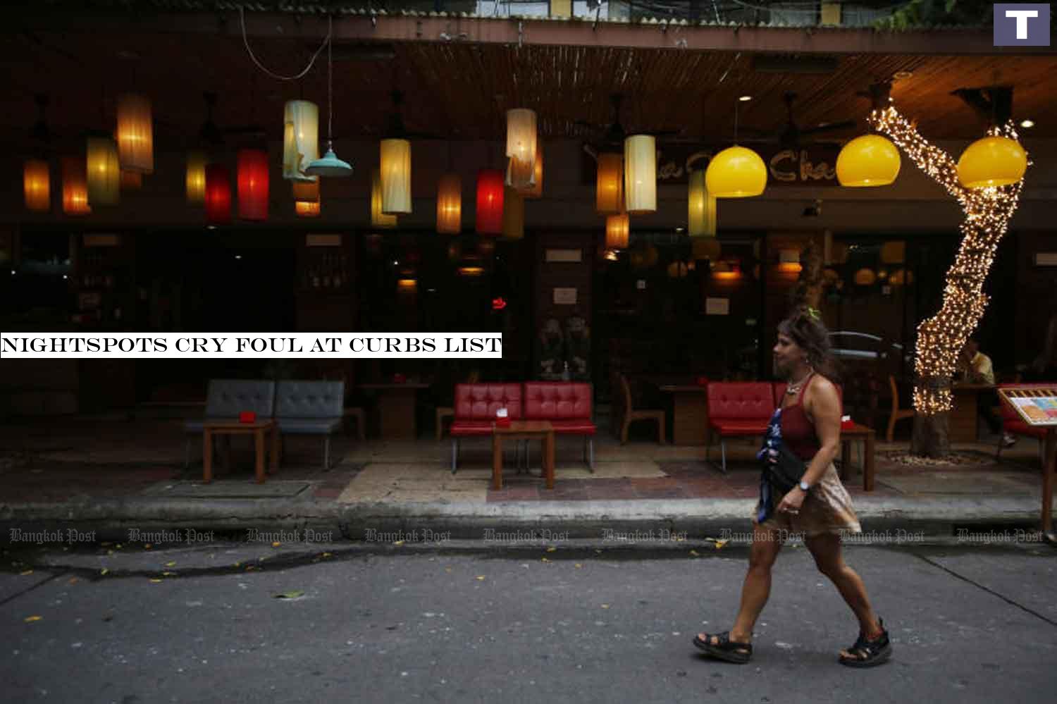 Nightspots cry foul at curbs list