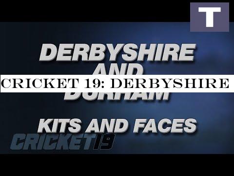 Cricket 19: Derbyshire and Durham 2020 kits and playface update