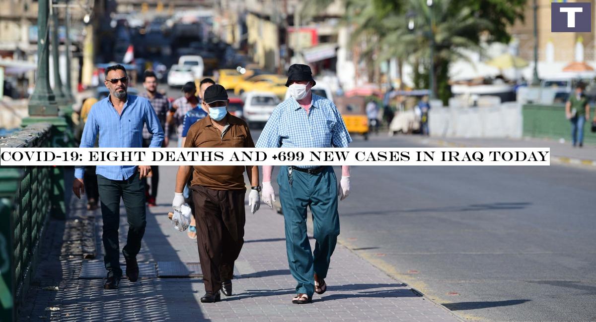 COVID-19: eight deaths and +699 new cases in Iraq today 