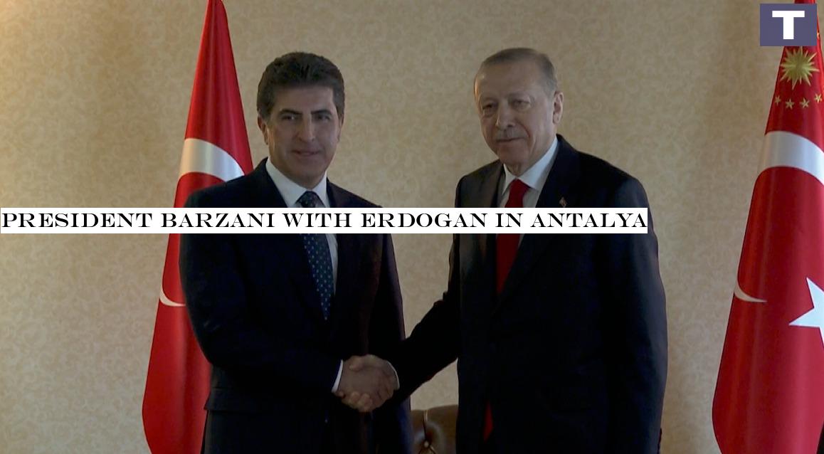 President Barzani with Erdogan in Antalya