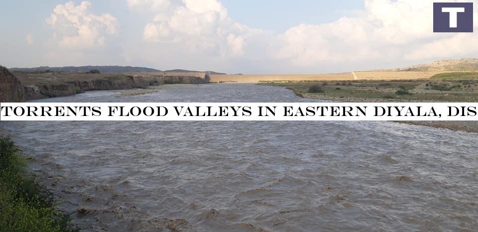 Torrents flood valleys in eastern Diyala, disrupt water plants-local officer