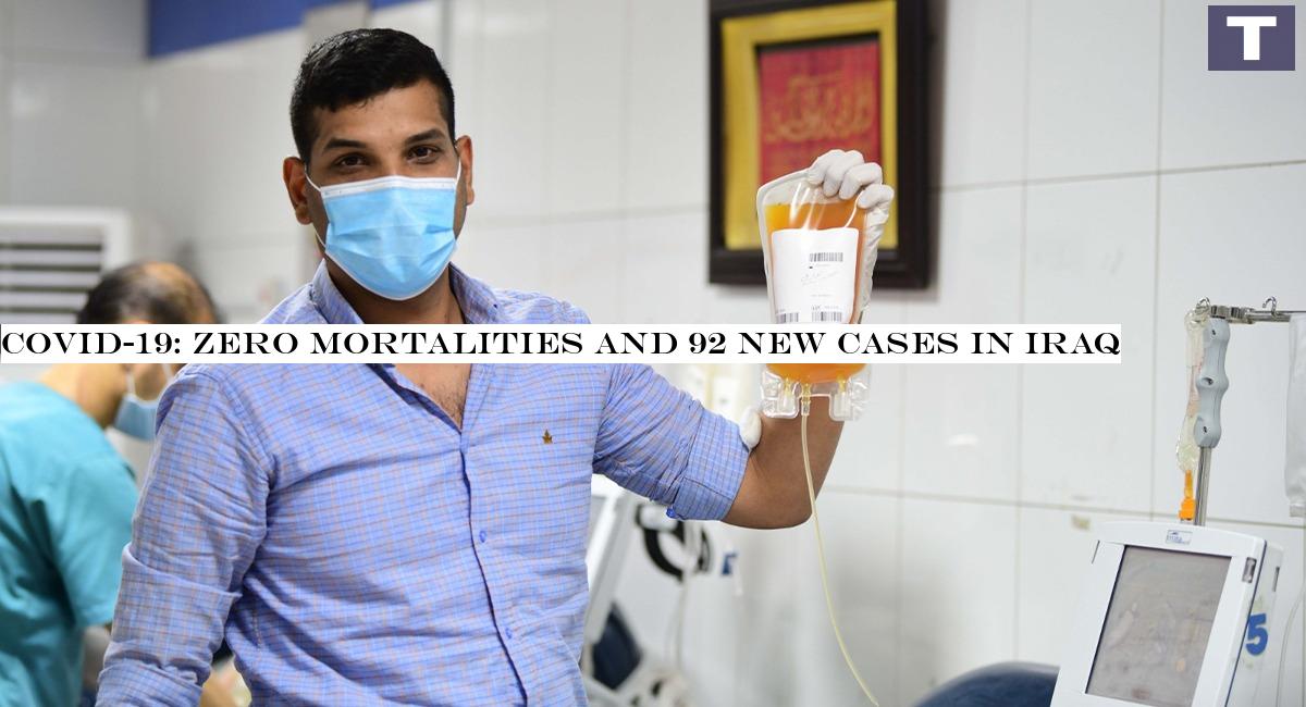 COVID-19: zero mortalities and 92 new cases in Iraq