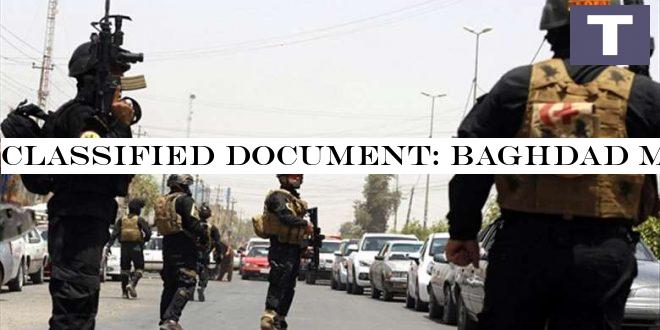 Classified Document: Baghdad might be under fire tonight