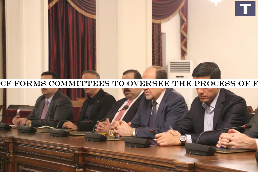 CF forms committees to oversee the process of forming the government