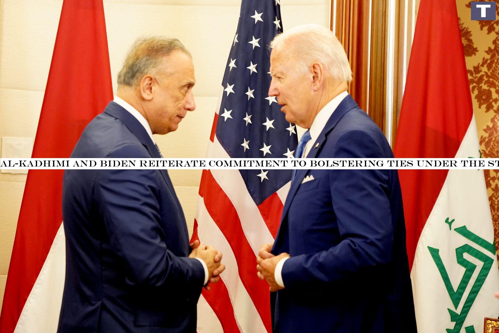 Al-Kadhimi and Biden reiterate commitment to bolstering ties under the Strategic Framework Agreement