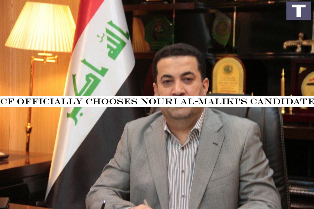 CF officially chooses Nouri Al-Maliki's candidate for prime minister