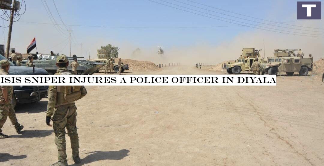 ISIS sniper injures a police officer in Diyala