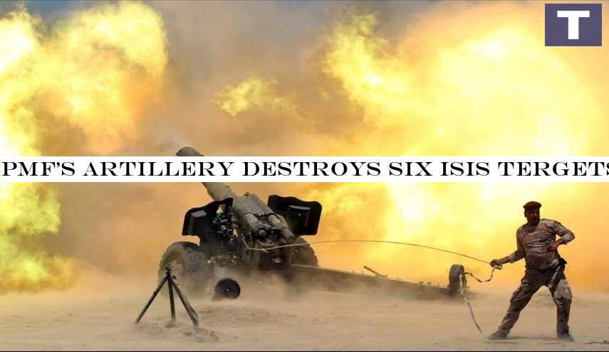 PMF's artillery destroys six ISIS tergets in Diyala-source