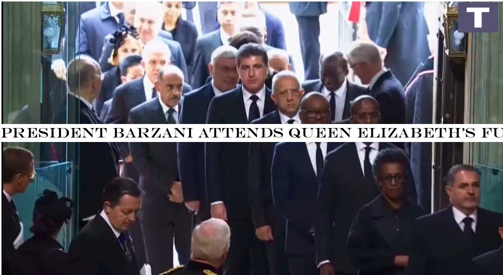 President Barzani attends Queen Elizabeth's funeral