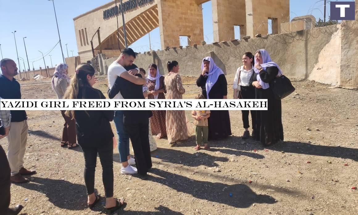 Yazidi girl freed from Syria's al-Hasakeh