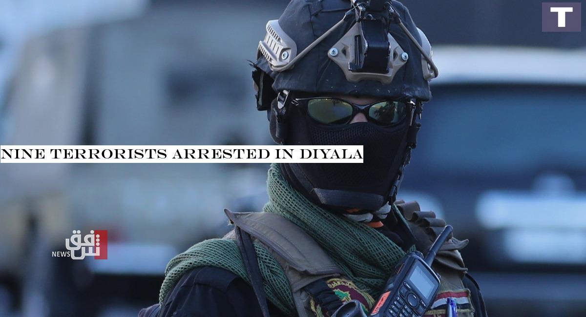 Nine terrorists arrested in Diyala