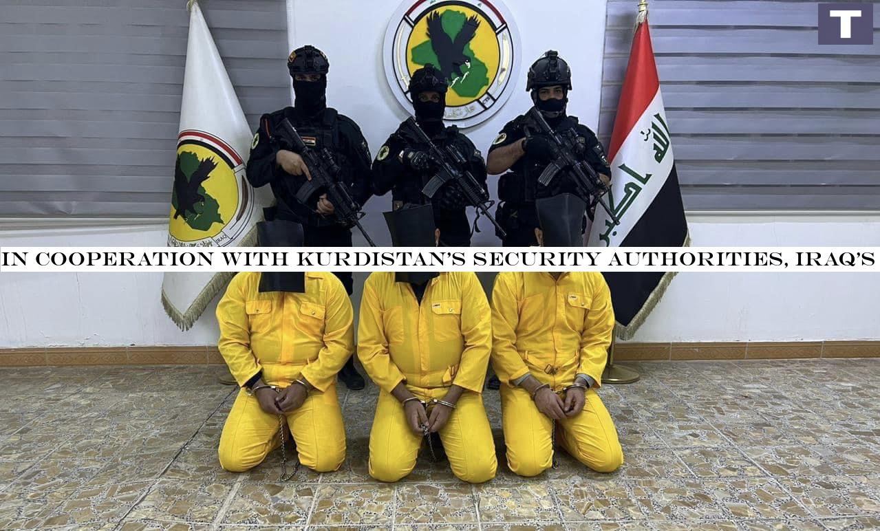 In cooperation with Kurdistan's security authorities, Iraq's CTS arrests seven terrorists