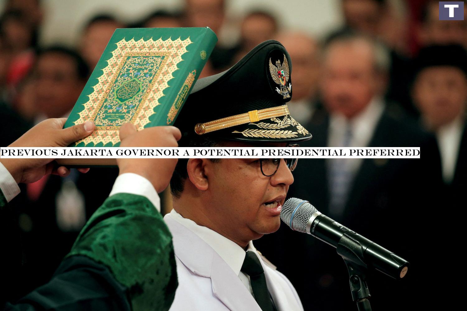 Former Jakarta governor a potential presidential favourite