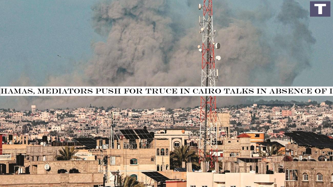 Hamas, mediators push for truce in Cairo talks in absence of Israel