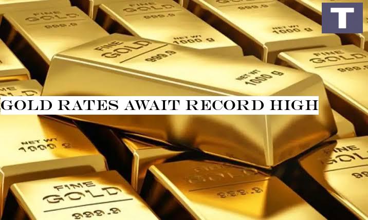 Gold prices await record high